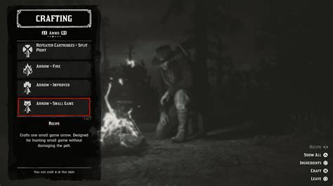 Members Online. . Rdr2 small game arrow